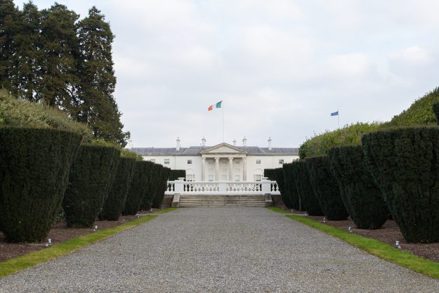 The residence of the President of Ireland (Aras an Uachtarain) i