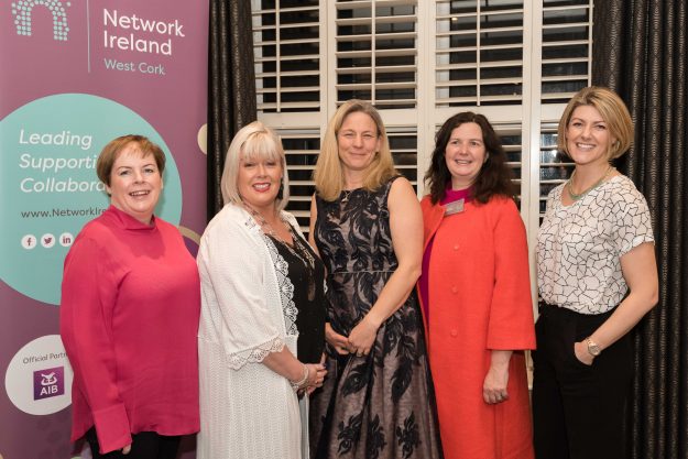Pictured at the event were (L-R)… Sarah Abbott, NIWC Vice President, Ciara Lucy NIWC President, Dr. Susan Steele, S-FPA, Adrienne Harrington, CEO Ludgate Centre, and Fiona O’Donnell, West Cork Fit