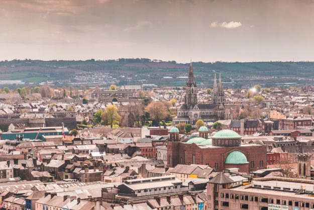April 29th, 2018, Cork, Ireland – Skyline Of The City Of Cork As