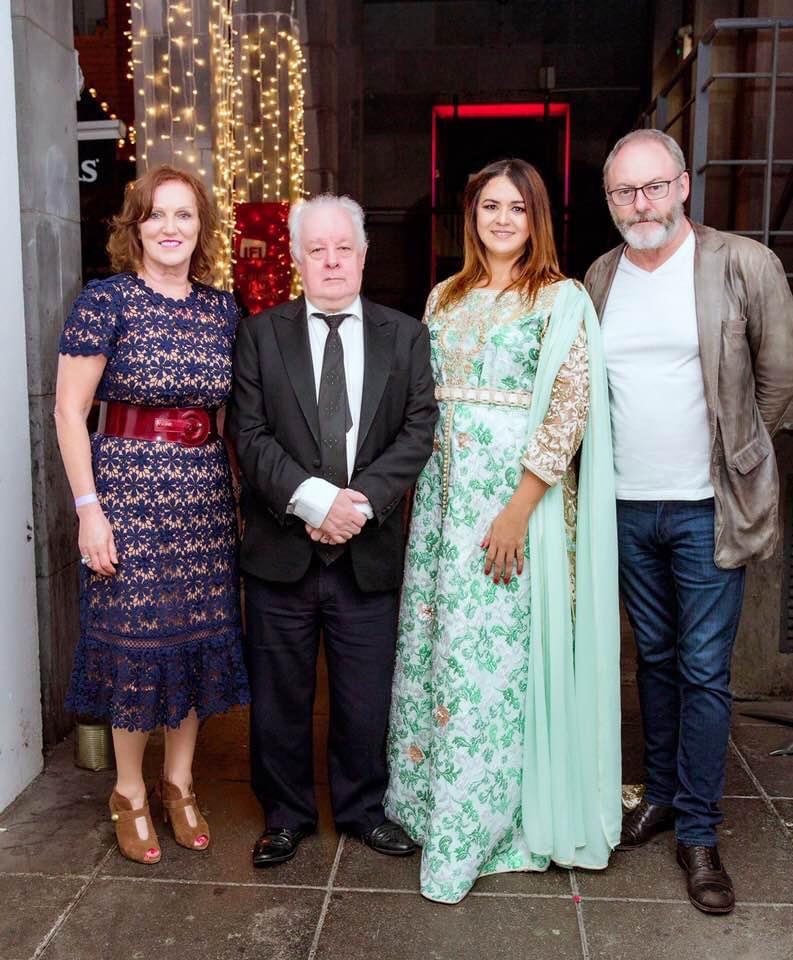 Sinead El Sibai Jim Sheridan Zahara Moufid and Liam Cunningham at DAFF 2019
