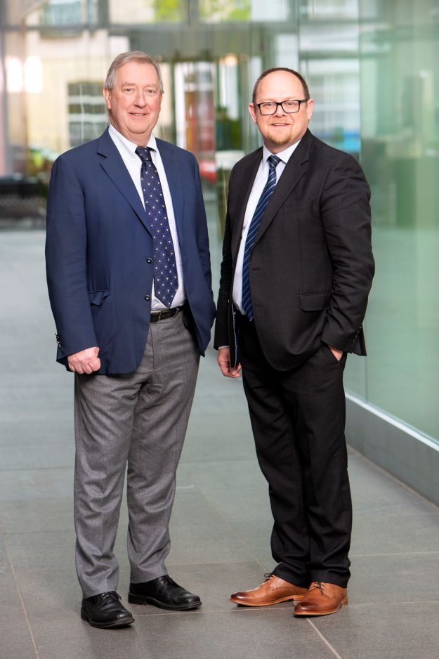 Dr Denis Doyle, new Chair of Tyndall, and Prof. William Scanlon CEO