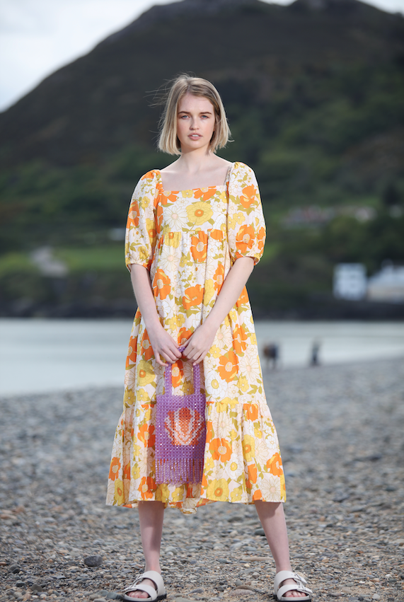 Bronwyn wears: Dress, €39.99, New Look; Bag, €39.99, Bershka; Shoes, €65, Marks & Spencer