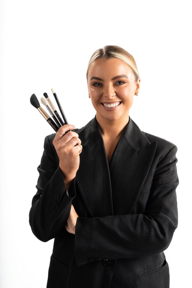 Fiona McNamara with brushes